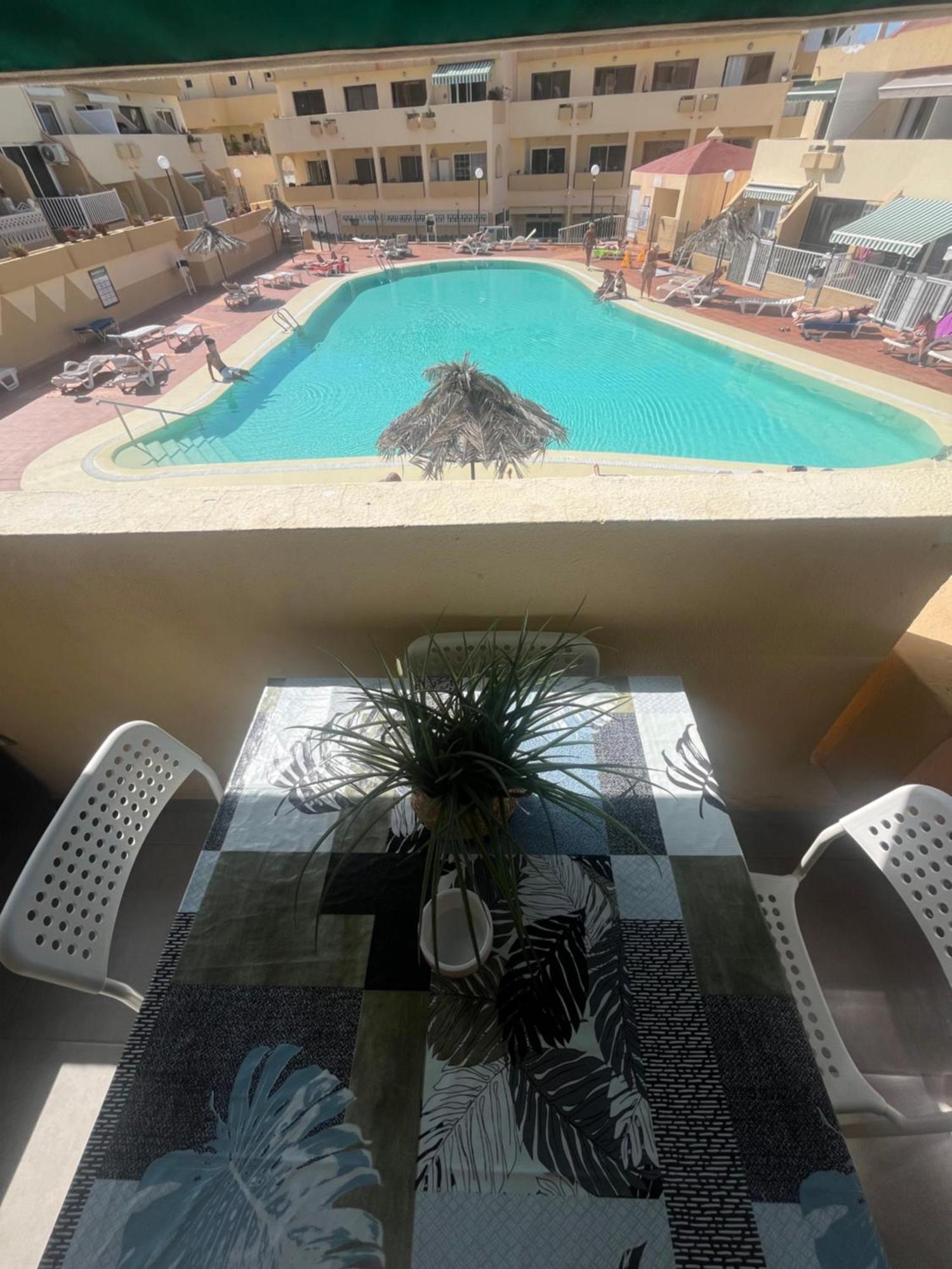 Sunny Pool View & Airco Apartament Symon Mareverde Costa Adeje  Luaran gambar
